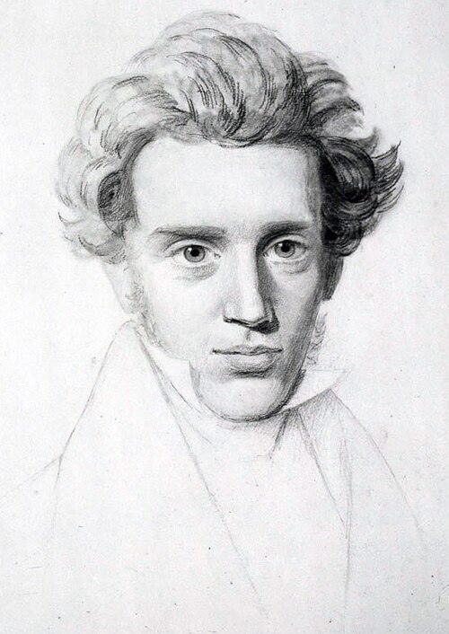 Søren Kierkegaard — La Biblioteca Real de Dinamarca (Public domain) Søren Kierkegaard