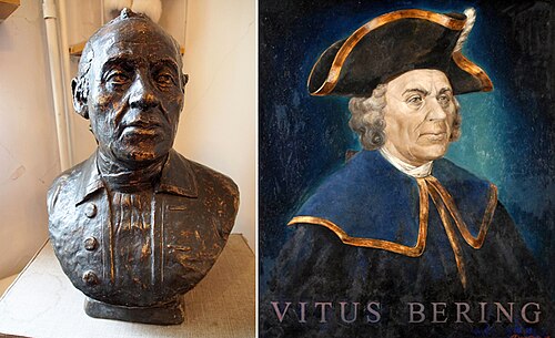 Vitus Bering — Институт Археологии РАН (Institute of Archaeology in Russian Academy of Sciences) (CC BY-SA 4.0) Vitus Bering
